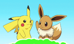 evee and Pikachu